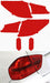 Lamin - X Tail Light Overlays 2010 - 2014 Outback - S223R - Subimods.com