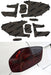 Lamin - X Tail Light Overlays 2023 - 2025 Ascent - S251G - Subimods.com
