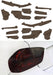 Lamin - X Tail Light Overlays 2024 - 2025 Crosstrek - S250S - Subimods.com