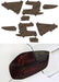 Lamin - X Tail Light Overlays 2024 - 2025 Legacy - S249G - Subimods.com