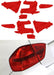 Lamin - X Tail Light Overlays 2024 - 2025 Legacy - S249T - Subimods.com