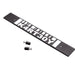 License Plate Delete Black - Kartboy Barcode Logo - KB-055-PL-BAR - Subimods.com