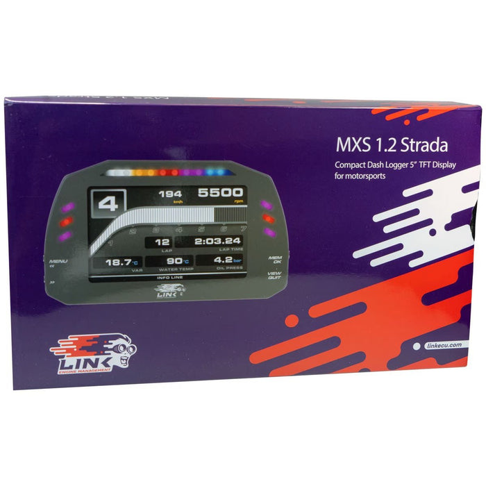 Link ECU MXS Strada Race Edition Dash 5 Inch - 100 - 0169 - Subimods.com