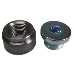 Link ECU O2 Weld On Exhaust Bung w/ Plug - 101 - 0117 - Subimods.com