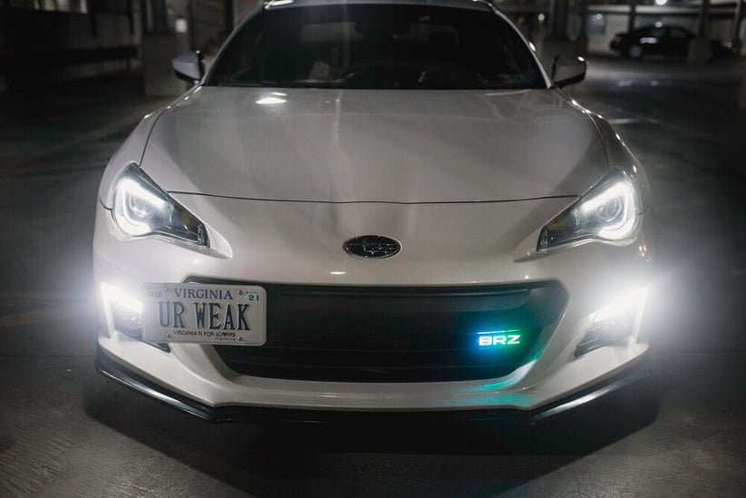 Lit Logos "BRZ" Badge V2 RGBW LED Front Grille Emblem 2013 - 2024 BRZ - LL-BRZ - Subimods.com