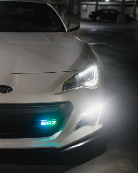 Lit Logos "BRZ" Badge V2 RGBW LED Front Grille Emblem 2013 - 2024 BRZ - LL-BRZ - Subimods.com
