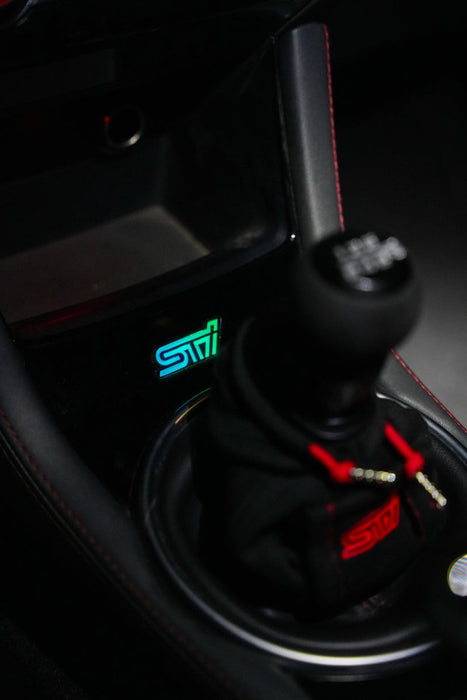 Lit Logos RGBW LED Shifter Trim Emblem 2008 - 2021 STI - LL-STI-SHIFTER - Subimods.com