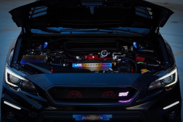 Lit Logos RGBW V2 LED Front Grille Emblem 2004 - 2021 STI - LL-STI - Subimods.com