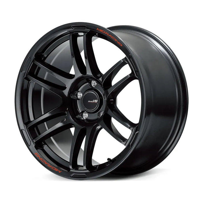MID Racing R26 Crystal Black 18x8.5 5x114.3 +45mm Offset 2015-2025 WRX / 2011-2021 STI - X195885573450300 - Subimods.com