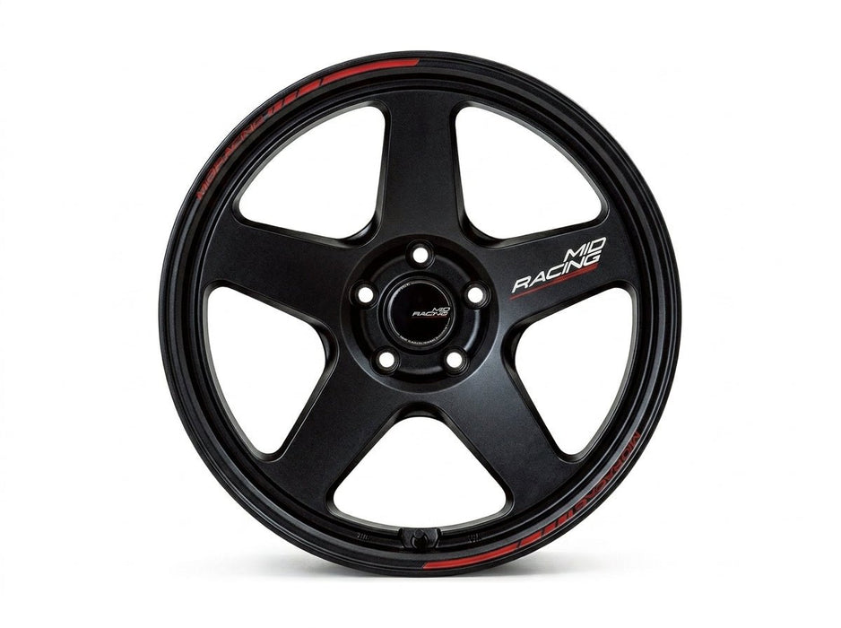 MID Racing TR50 Tarmac Black 18x8 5x114.3 +45mm Offset 2015-2025 WRX / 2011-2021 STI - F703880573450300 - Subimods.com