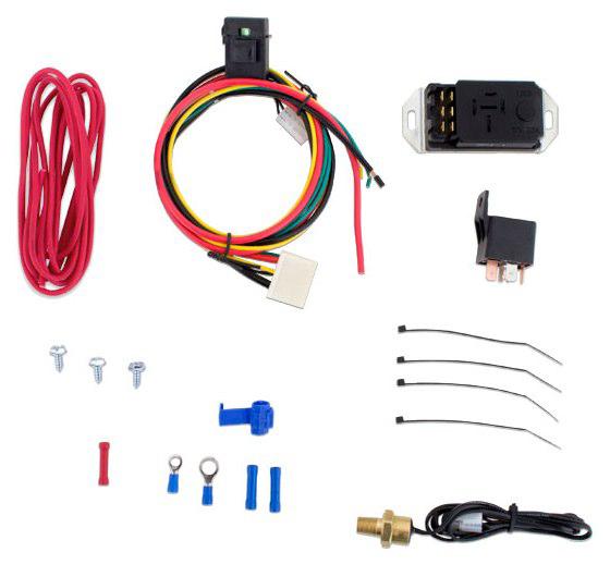 Mishimoto Adjustable Fan Controller Kit Probe Style Temp Sensor Most Vehicles - MMFAN-CNTL-UPROBE - Subimods.com