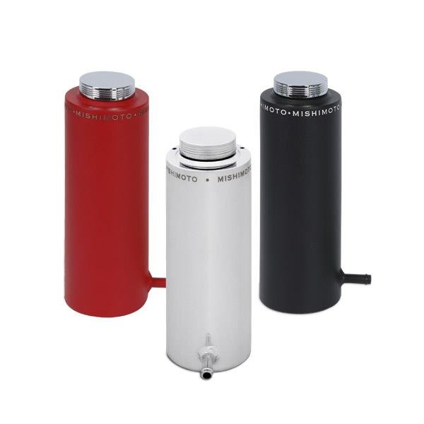 Mishimoto Aluminum Coolant Expansion Tank Black 15 - 23 Ford Mustang EcoBoost / V6 / V8 - MMRT-MUS-15EBK - Subimods.com