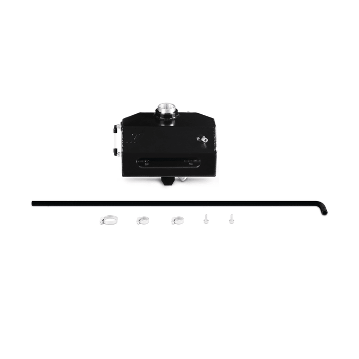 Mishimoto Aluminum Coolant Expansion Tank Black 15 - 23 Ford Mustang EcoBoost / V6 / V8 - MMRT-MUS-15EBK - Subimods.com