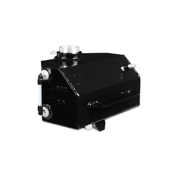 Mishimoto Aluminum Coolant Expansion Tank Black 15 - 23 Ford Mustang EcoBoost / V6 / V8 - MMRT-MUS-15EBK - Subimods.com