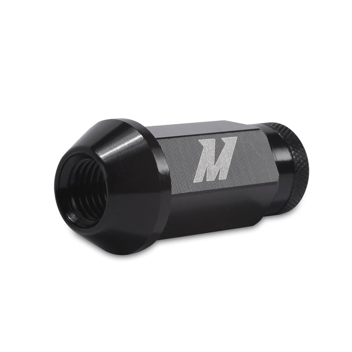 Mishimoto Aluminum Locking Lug Nuts M12x1.25 20pc Set - Black - MMLG-125-20LBK - Subimods.com