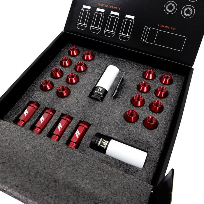 Mishimoto Aluminum Locking Lug Nuts M12x1.5 20pc Set - Silver - MMLG-15-20LSL - Subimods.com