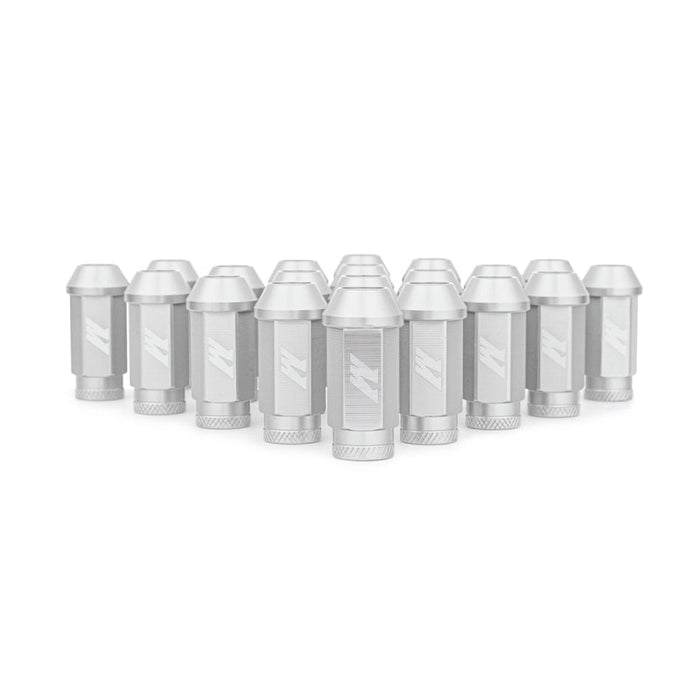 Mishimoto Aluminum Locking Lug Nuts M12x1.5 20pc Set - Silver - MMLG-15-20LSL - Subimods.com