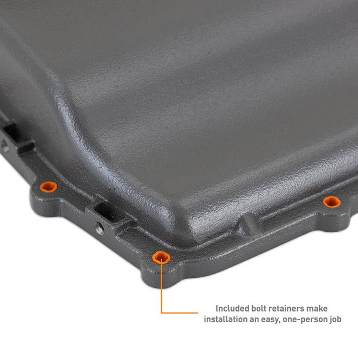 Mishimoto Aluminum Transmission Pan Most Ford 10R60 / 10R80 Models - Gunmetal Gray - MMTP-RGR-19 - Subimods.com