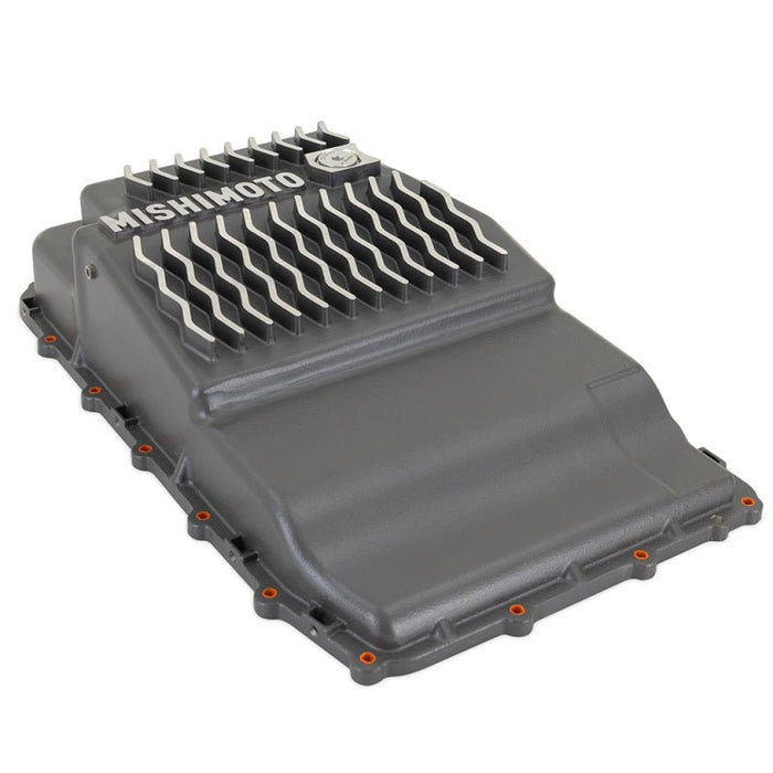 Mishimoto Aluminum Transmission Pan Most Ford 10R60 / 10R80 Models - Gunmetal Gray - MMTP-RGR-19 - Subimods.com
