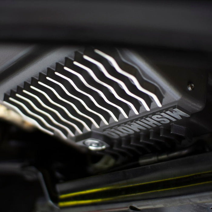 Mishimoto Aluminum Transmission Pan Most Ford 10R60 / 10R80 Models - Gunmetal Gray - MMTP-RGR-19 - Subimods.com