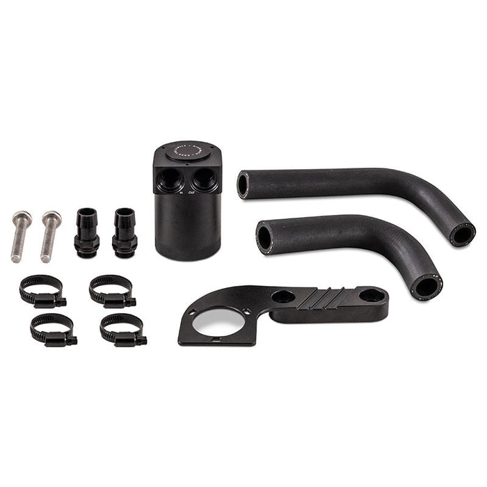 Mishimoto Baffled Oil Catch Can 15 - 20 BMW M3 / 15 - 20 M4 - Wrinkle Black - MMBCC-F80-15CBE - Subimods.com