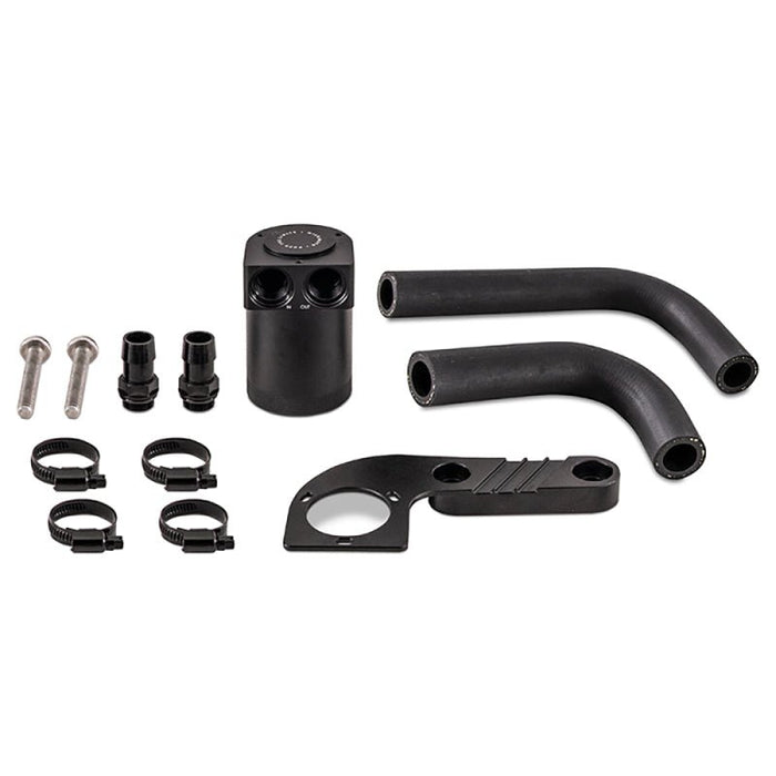 Mishimoto Baffled Oil Catch Can 15 - 20 BMW M3 / 15 - 20 M4 - Wrinkle Black - MMBCC-F80-15CBE - Subimods.com