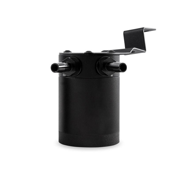Mishimoto Baffled Oil Catch Can PCV Side w/ Black Silicone 2015 - 2021 WRX - MMBCC-WRX-15PBE - Subimods.com