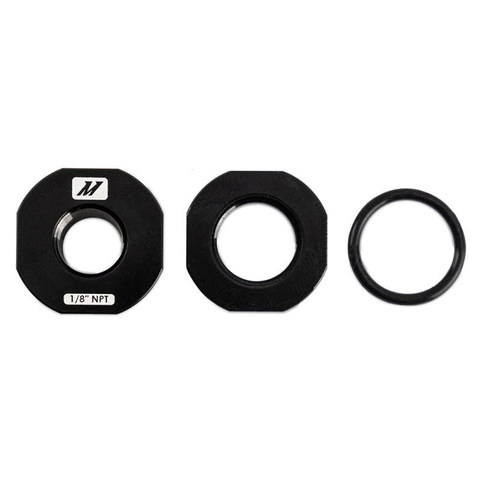 Mishimoto CNC - Machined Nozzle Mount Adapter - Black - MMFT-NZL-18BK - Subimods.com