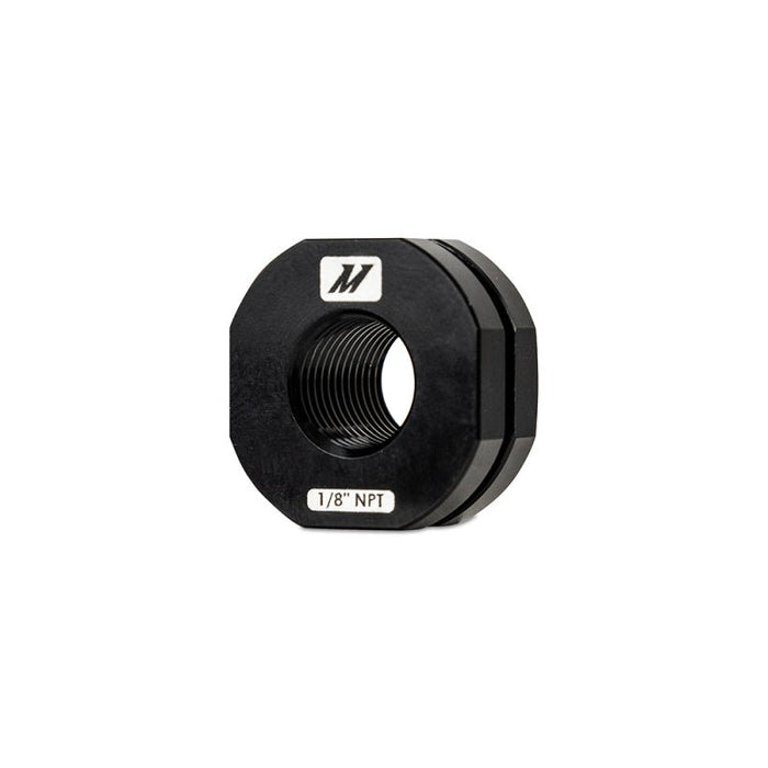 Mishimoto CNC - Machined Nozzle Mount Adapter - Black - MMFT-NZL-18BK - Subimods.com