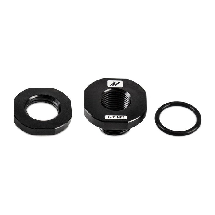 Mishimoto CNC - Machined Nozzle Mount Adapter - Black - MMFT-NZL-18BK - Subimods.com