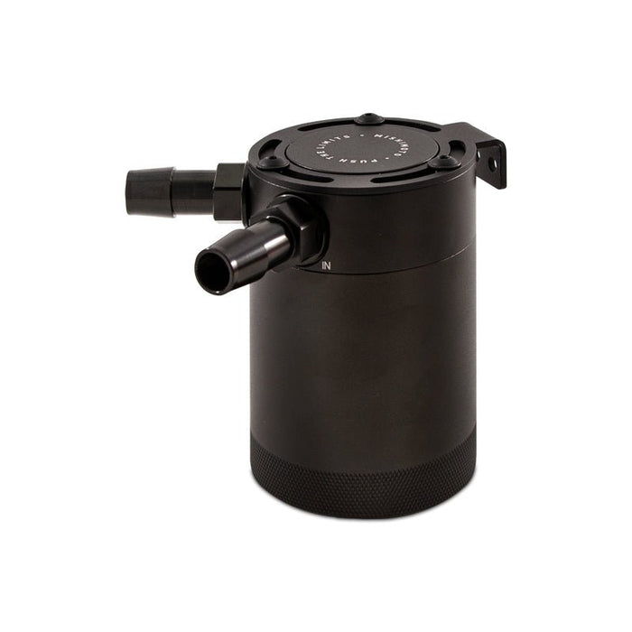 Mishimoto Compact Baffled Oil Catch Can 2 - Port - MMBCC-CBTWO-BK - Subimods.com