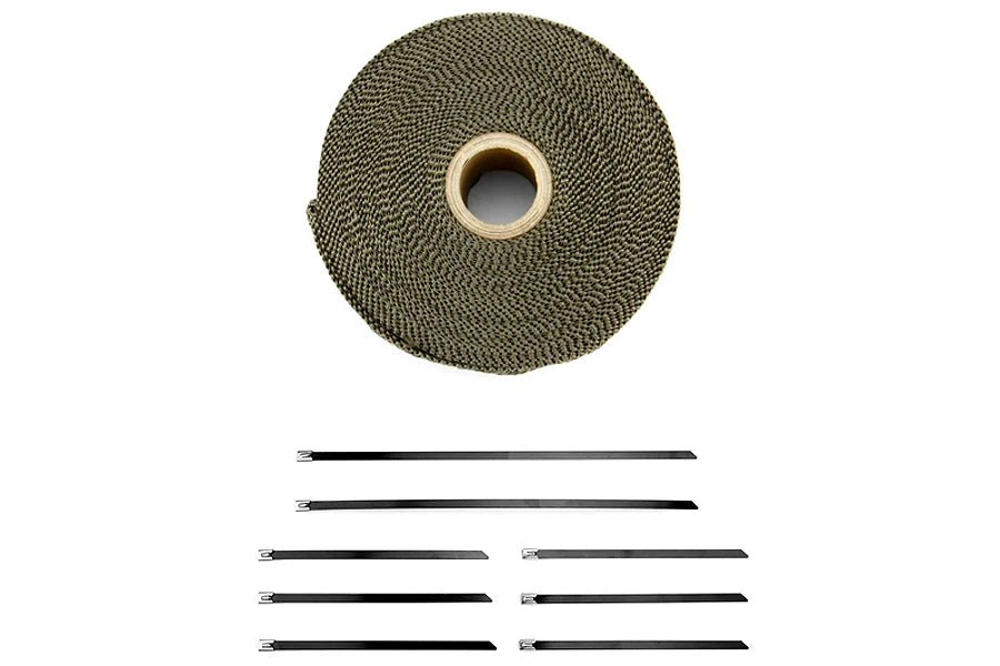 Mishimoto Exhaust Heat Wrap Titanium 2 Inch x 35 Feet - MMTW-235 - Subimods.com