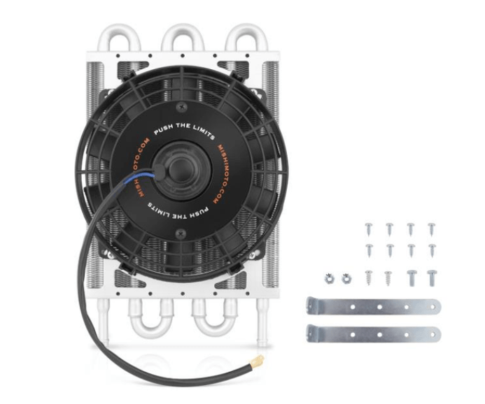 Mishimoto Heavy Duty Transmission Cooler W/ Electric Fan - MMOC - F - Subimods.com