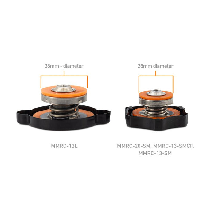 Mishimoto High Pressure 2.0 Bar Radiator Cap Small Most Import Models - MMRC-20-SM - Subimods.com