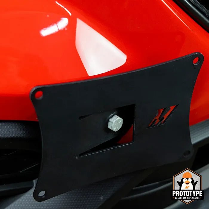 Mishimoto License Plate Holder 2022 - 2025 WRX / 2018 - 2025 Crosstrek - MMLP-WRX-22 - Subimods.com