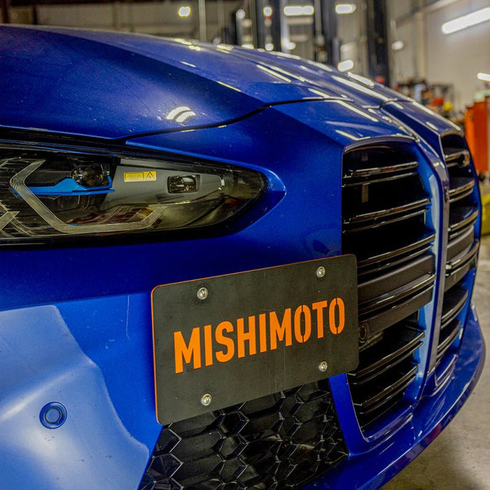 Mishimoto License Plate Relocation Kit 21+ BMW G80 M3 / M4 - MMLP-G80-21 - Subimods.com