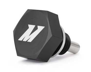Mishimoto Magnetic Oil Drain Plug M14 x 1.5 - Black Most Vehicles - MMODP-1415B - Subimods.com