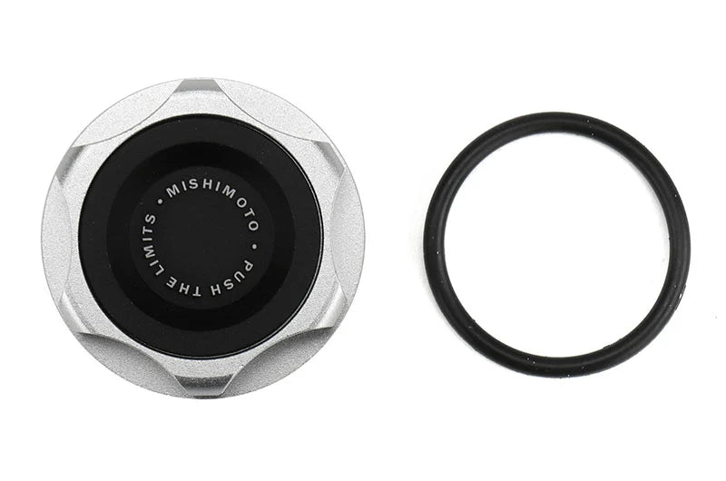 Mishimoto Oil Cap Black Most Subaru Models - MMOFC-SUB-BK - Subimods.com