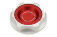 Mishimoto Oil Cap Red Most Subaru Models - MMOFC-SUB-RD - Subimods.com
