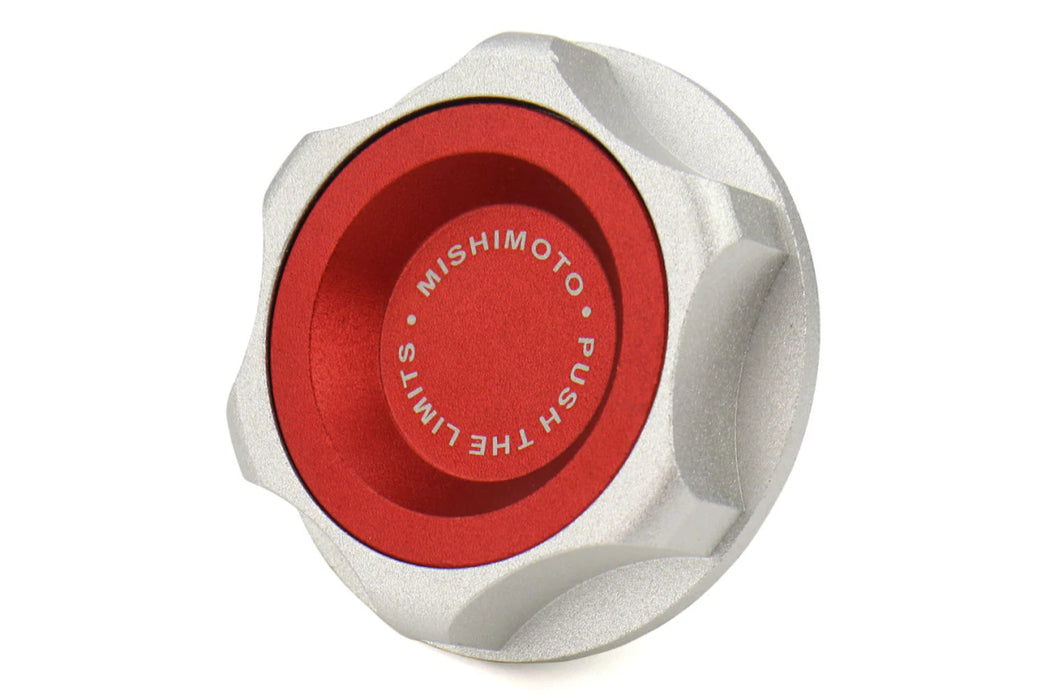 Mishimoto Oil Cap Red Most Subaru Models - MMOFC-SUB-RD - Subimods.com