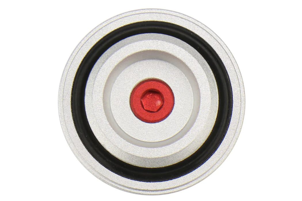 Mishimoto Oil Cap Red Most Subaru Models - MMOFC-SUB-RD - Subimods.com