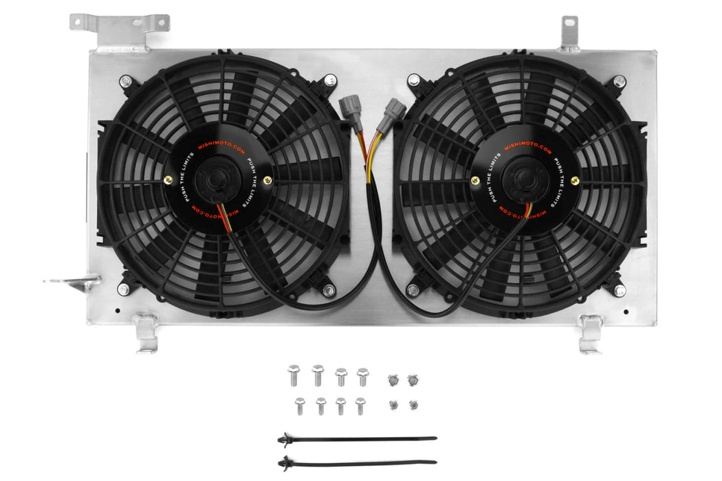 Mishimoto Plug and Play Aluminum Fan Shroud Kit Polished 2008 - 2014 WRX / 2008 - 2015 STI - MMFS-STI-08P - Subimods.com