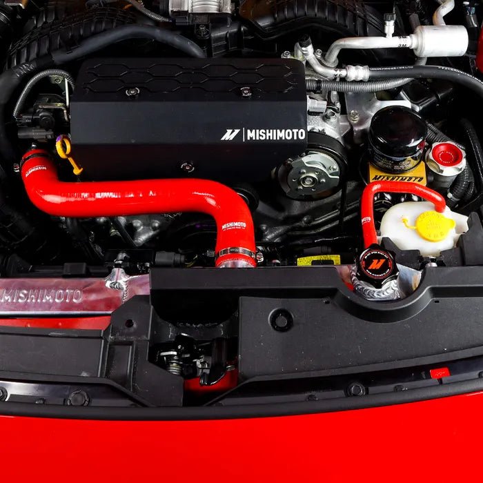 Mishimoto Radiator Hose Kit Red 2022 - 2024 WRX - MMHOSE-WRX-22RD - Subimods.com