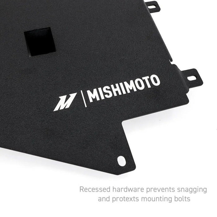 Mishimoto Skid Plate Engine 2021+ BMW G80 G82 G87 M2 M3 M4 - Wrinkle Black - MMSD-G80-21WBK - Subimods.com