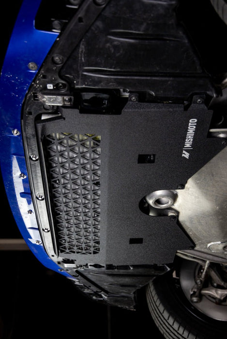 Mishimoto Skid Plate Engine 2021+ BMW G80 G82 G87 M2 M3 M4 - Wrinkle Black - MMSD-G80-21WBK - Subimods.com