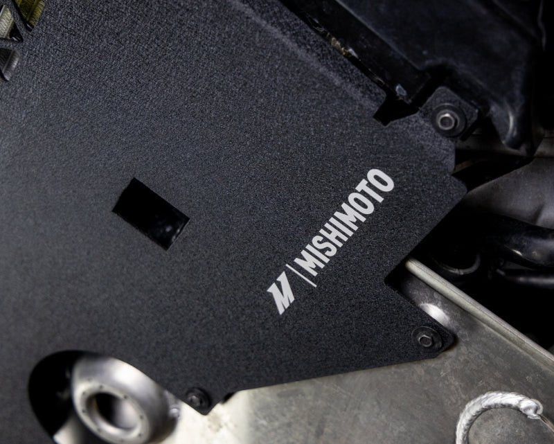 Mishimoto Skid Plate Engine 2021+ BMW G80 G82 G87 M2 M3 M4 - Wrinkle Black - MMSD-G80-21WBK - Subimods.com