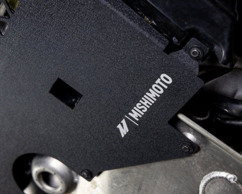 Mishimoto Skid Plate Engine 2021+ BMW G80 G82 G87 M2 M3 M4 - Wrinkle Black - MMSD-G80-21WBK - Subimods.com