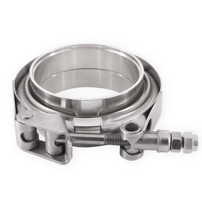 Mishimoto Stainless Steel V - Band Clamp 2.5in - MMCLAMP-VS-25 - Subimods.com