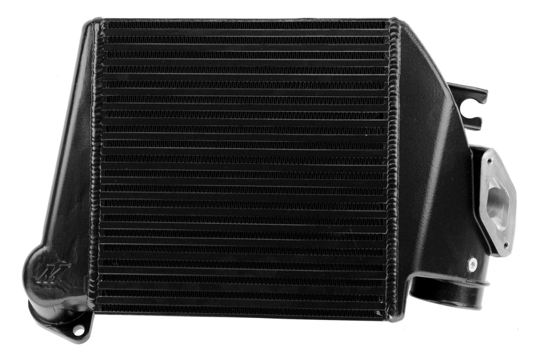 Mishimoto Top Mount Intercooler Black w/ Red Hose 2008 - 2014 WRX - MMTMIC-WRX-08BKRD - Subimods.com