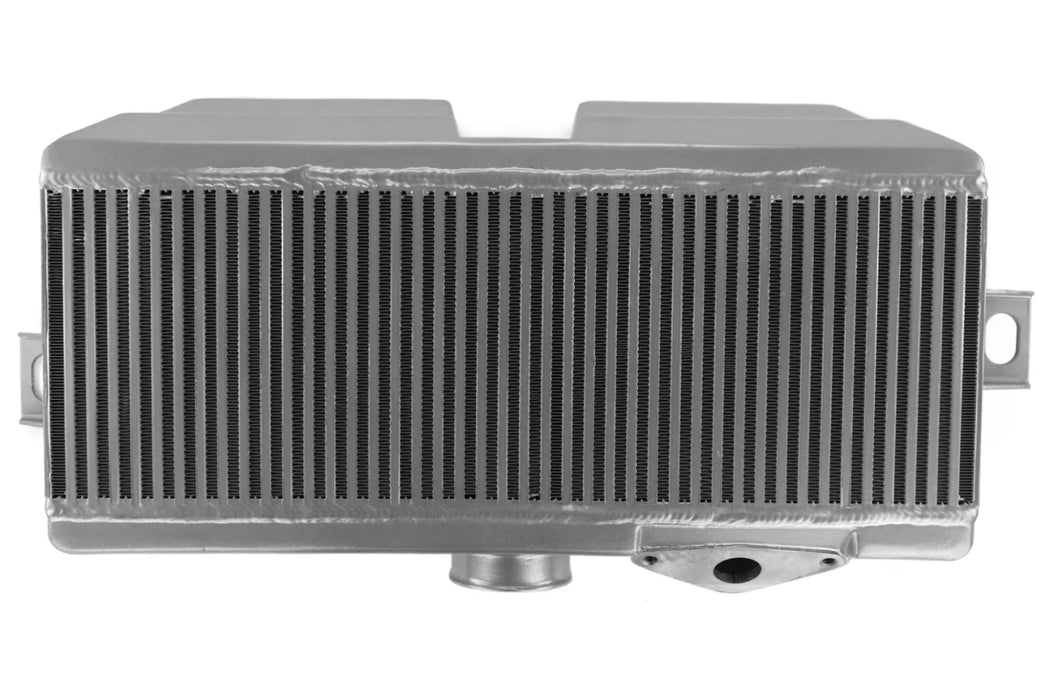 Mishimoto Top Mount Intercooler Silver w/ Black Hoses 2008 - 2021 STI - MMTMIC-STI-08SLBK - Subimods.com